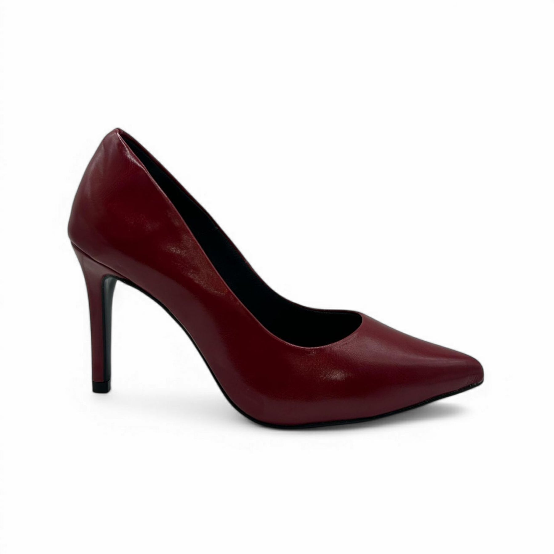 Scarpin Vermelho Cereja Salto Baixo - Lilian Soares