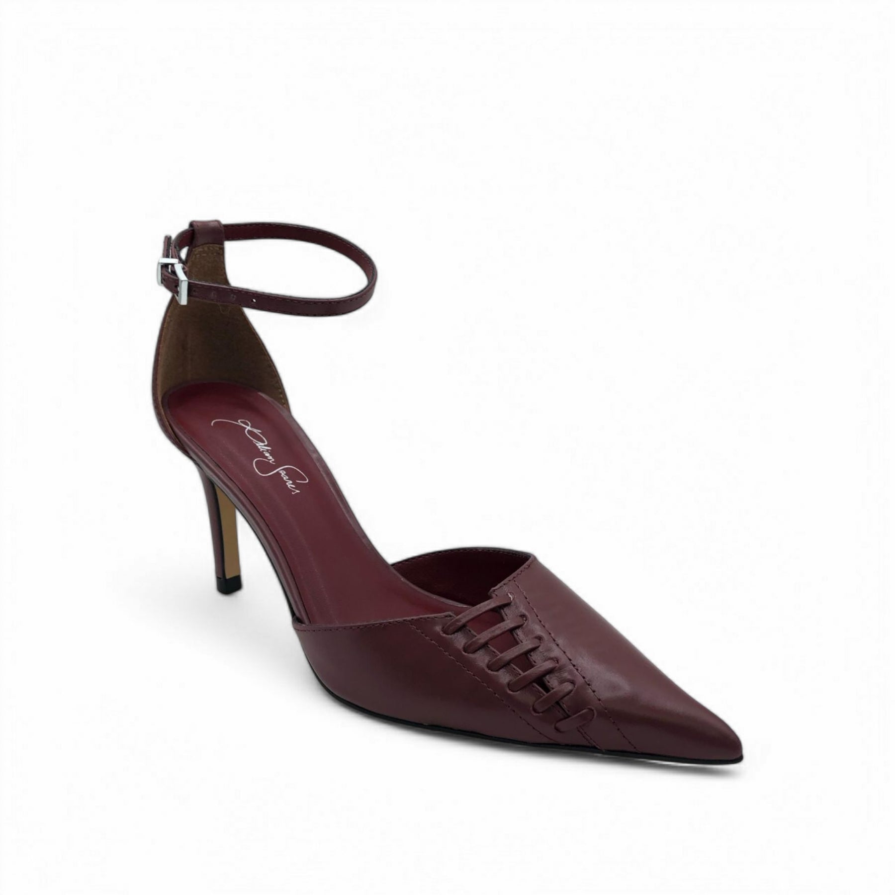 Scarpin Chanel Corset Cereja Salto Baixo - Lilian Soares