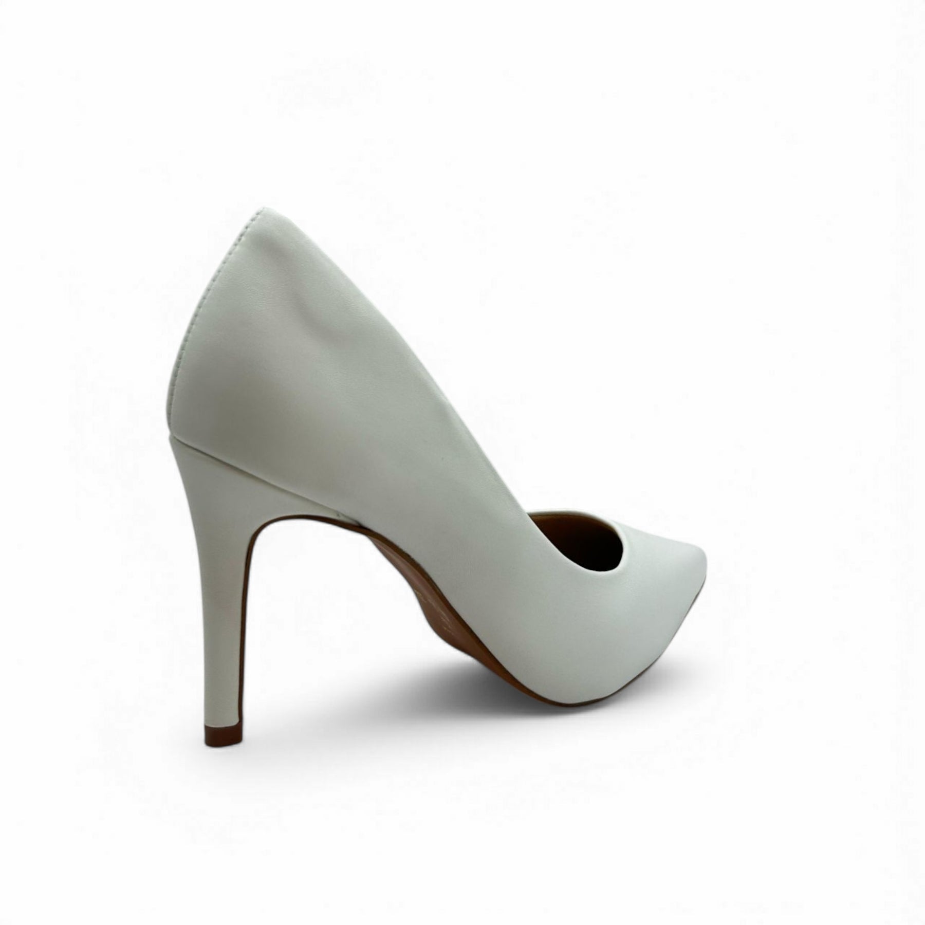 Scarpin Branco Salto Baixo - Lilian Soares
