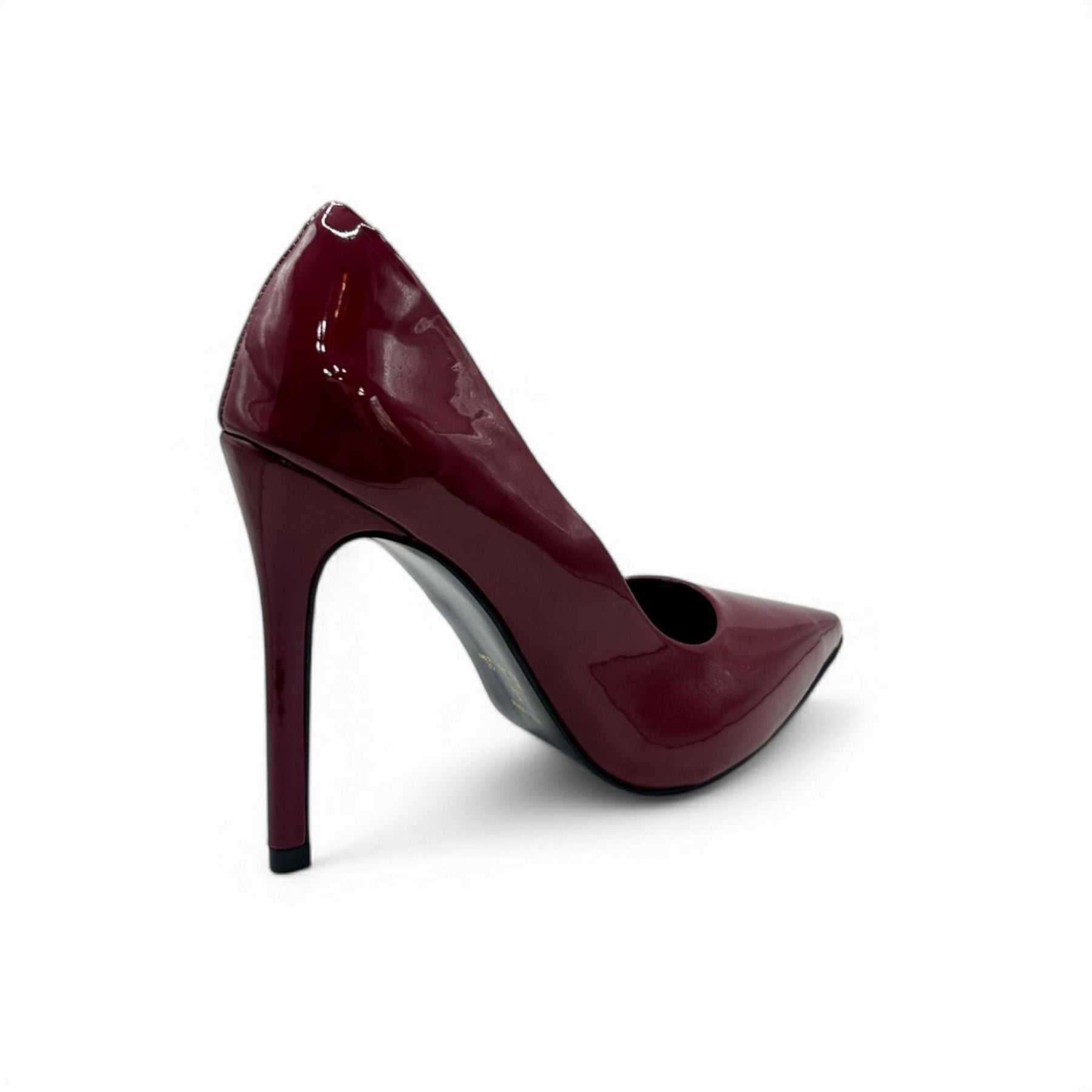 Scarpin Bordo Verniz Salto Alto - Lilian Soares