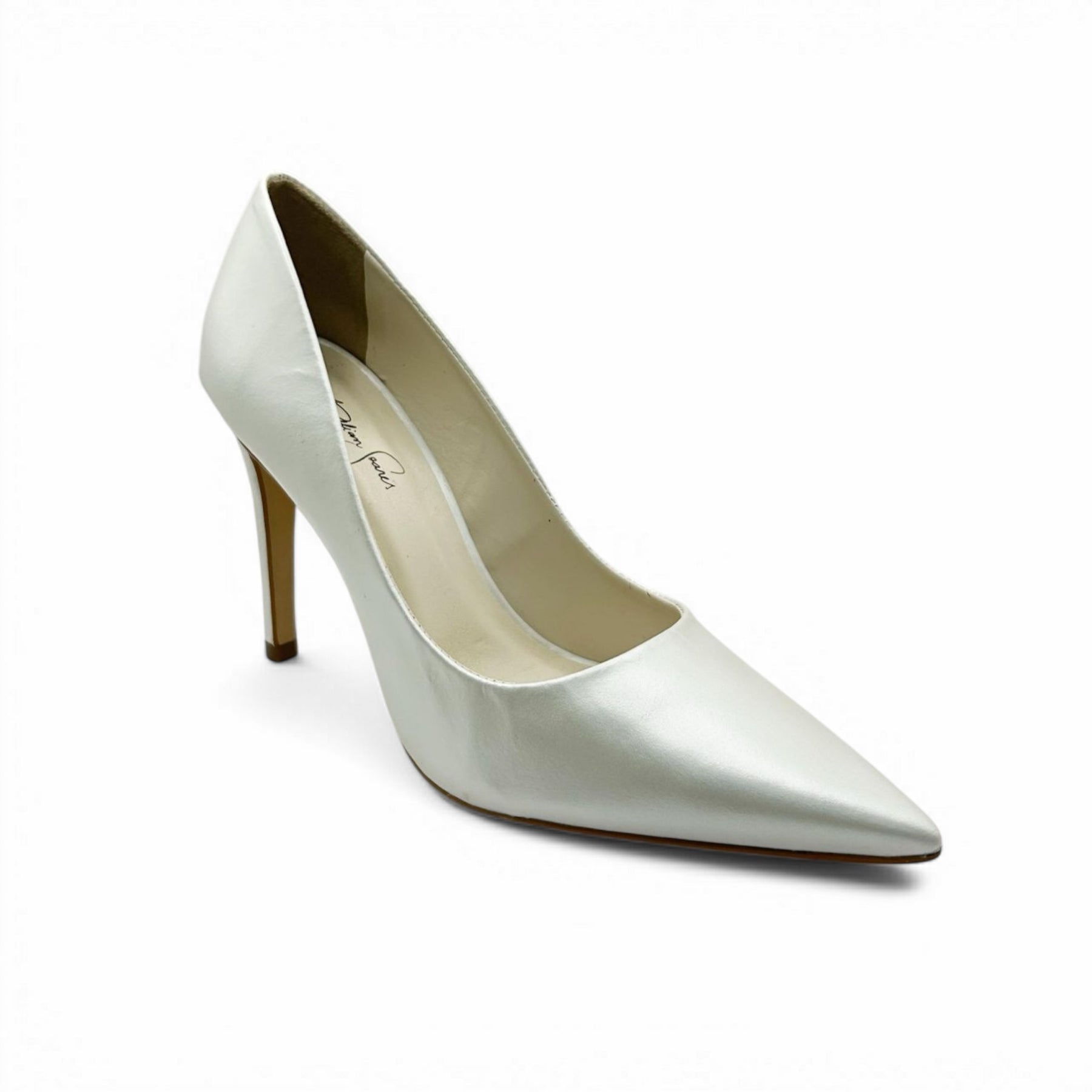 Scarpin Branco Pérolado - Lilian Soares