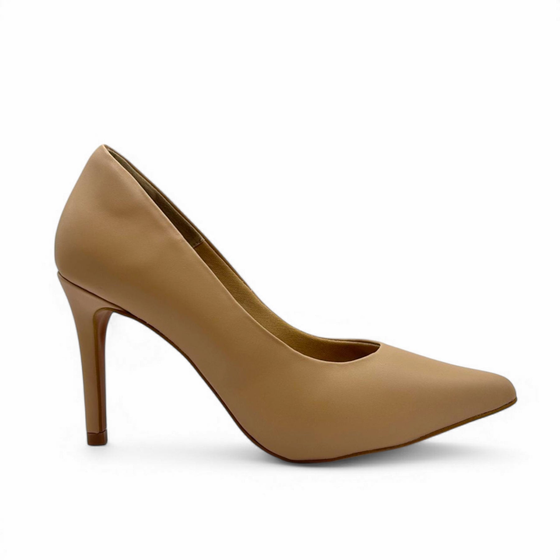 Scarpin Nude Salto Baixo - Lilian Soares