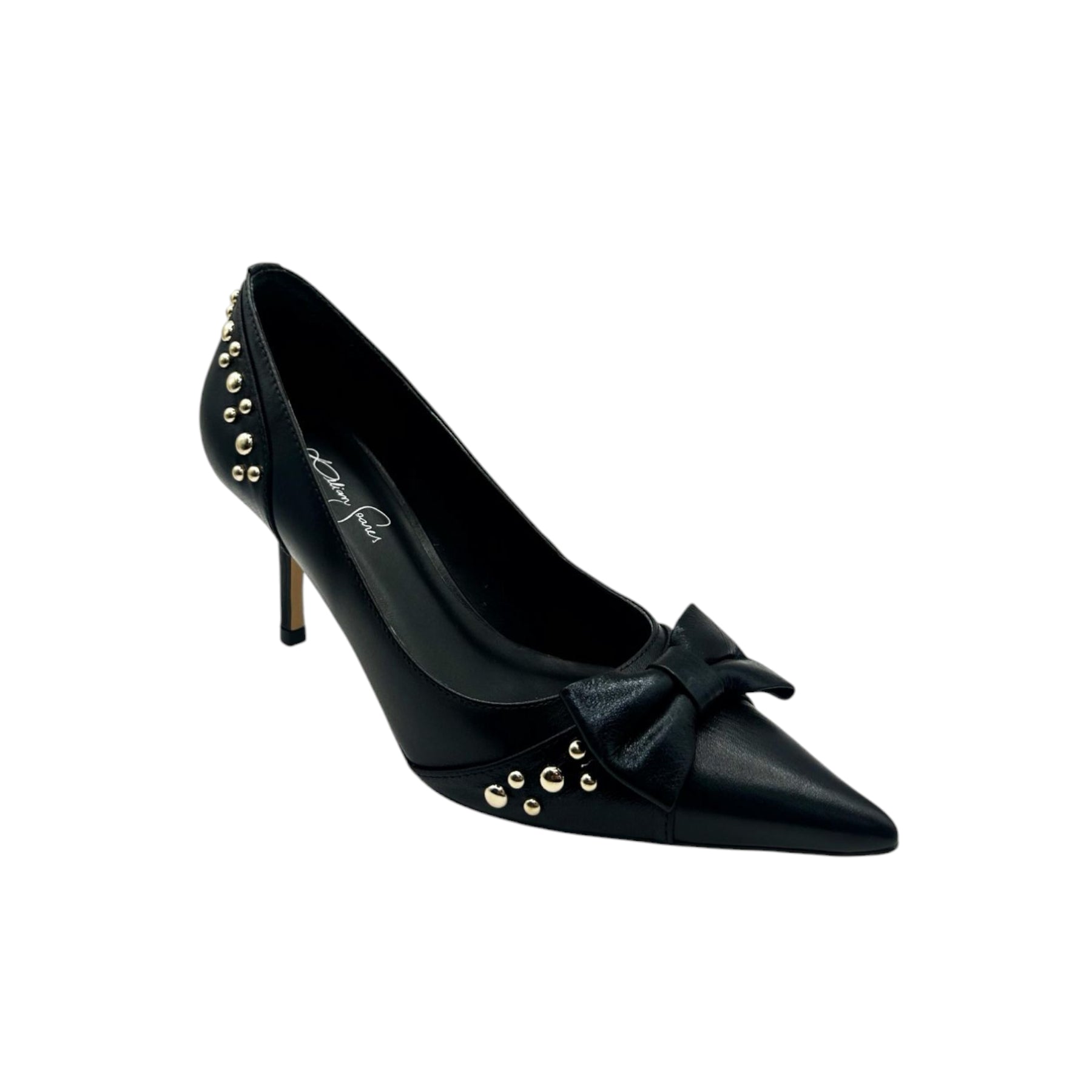 Scarpin Preto com Ilhós e Laço Lilian Soares