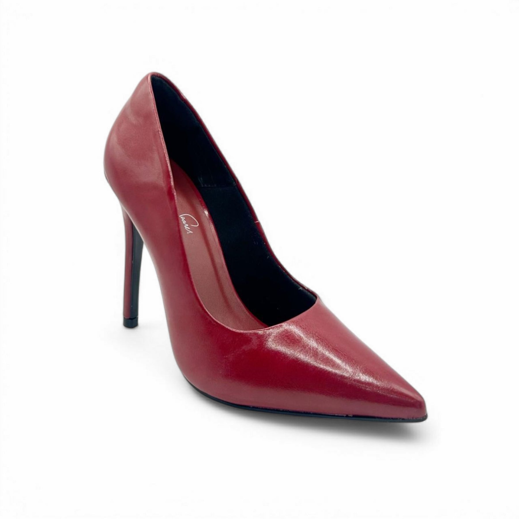 Scarpin Vermelho Cereja Salto Alto - Lilian Soares