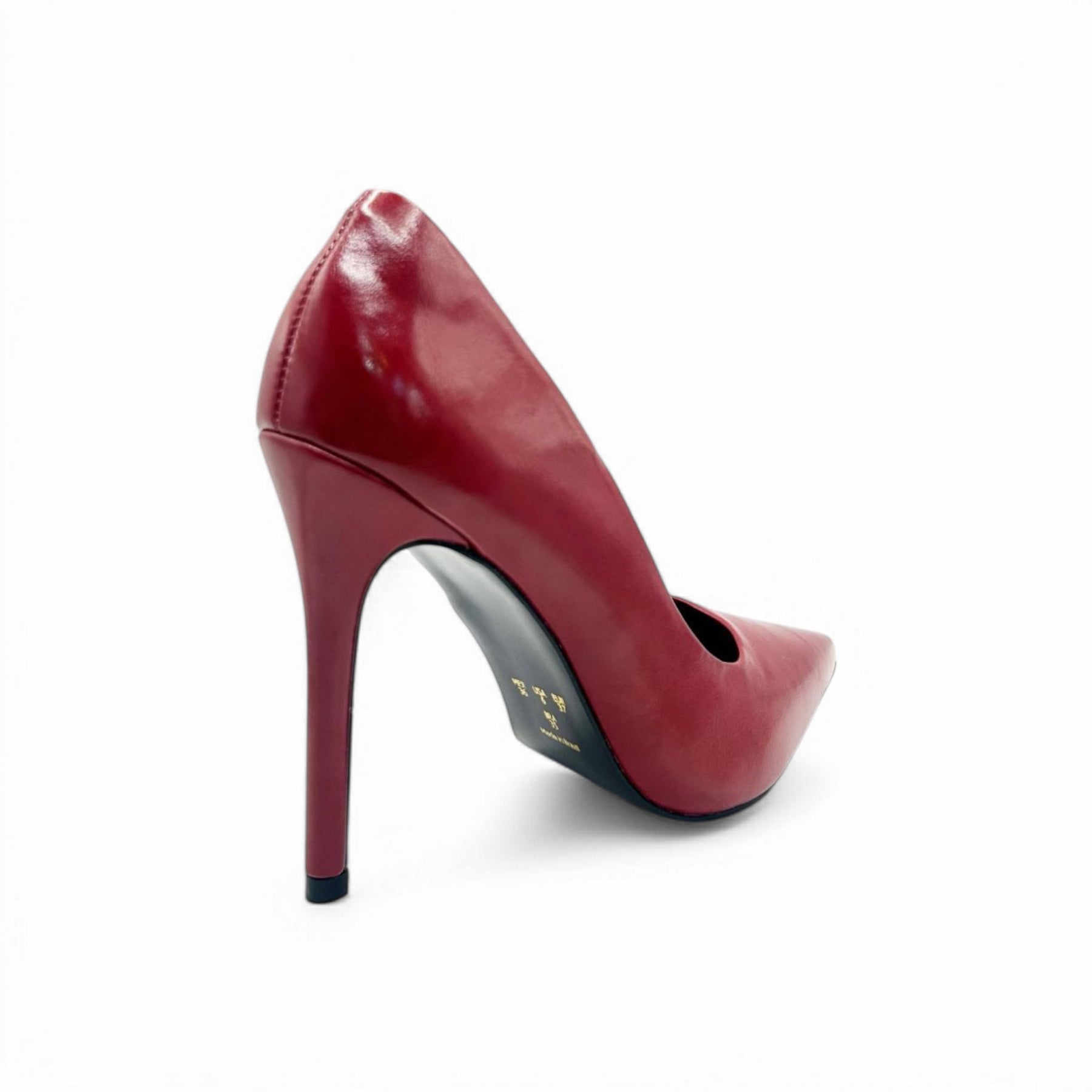 Scarpin Vermelho Cereja Salto Alto - Lilian Soares