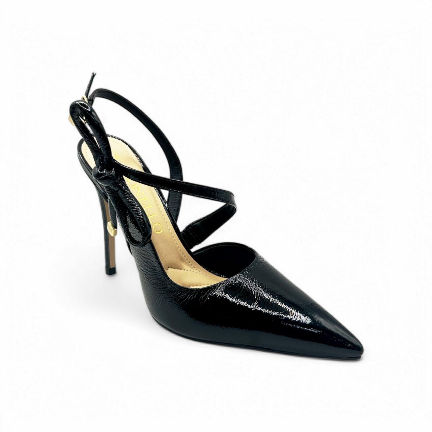 Scarpin Chanel Preto com Laço Cecconello - Lilian Soares