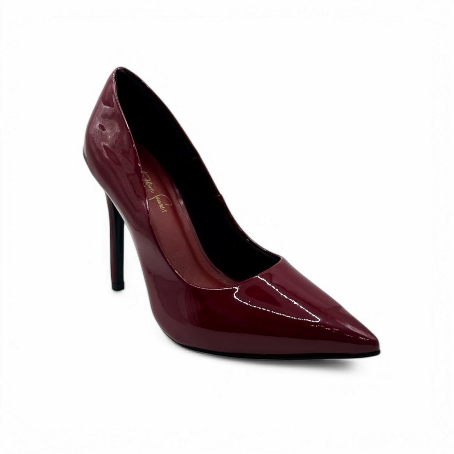 Scarpin Bordo Verniz Salto Alto - Lilian Soares