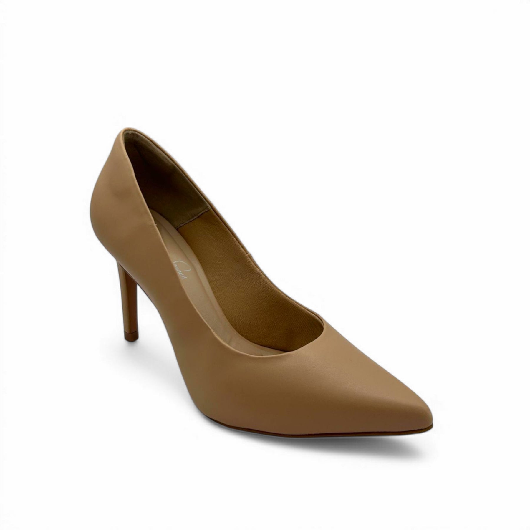 Scarpin Nude Salto Baixo - Lilian Soares