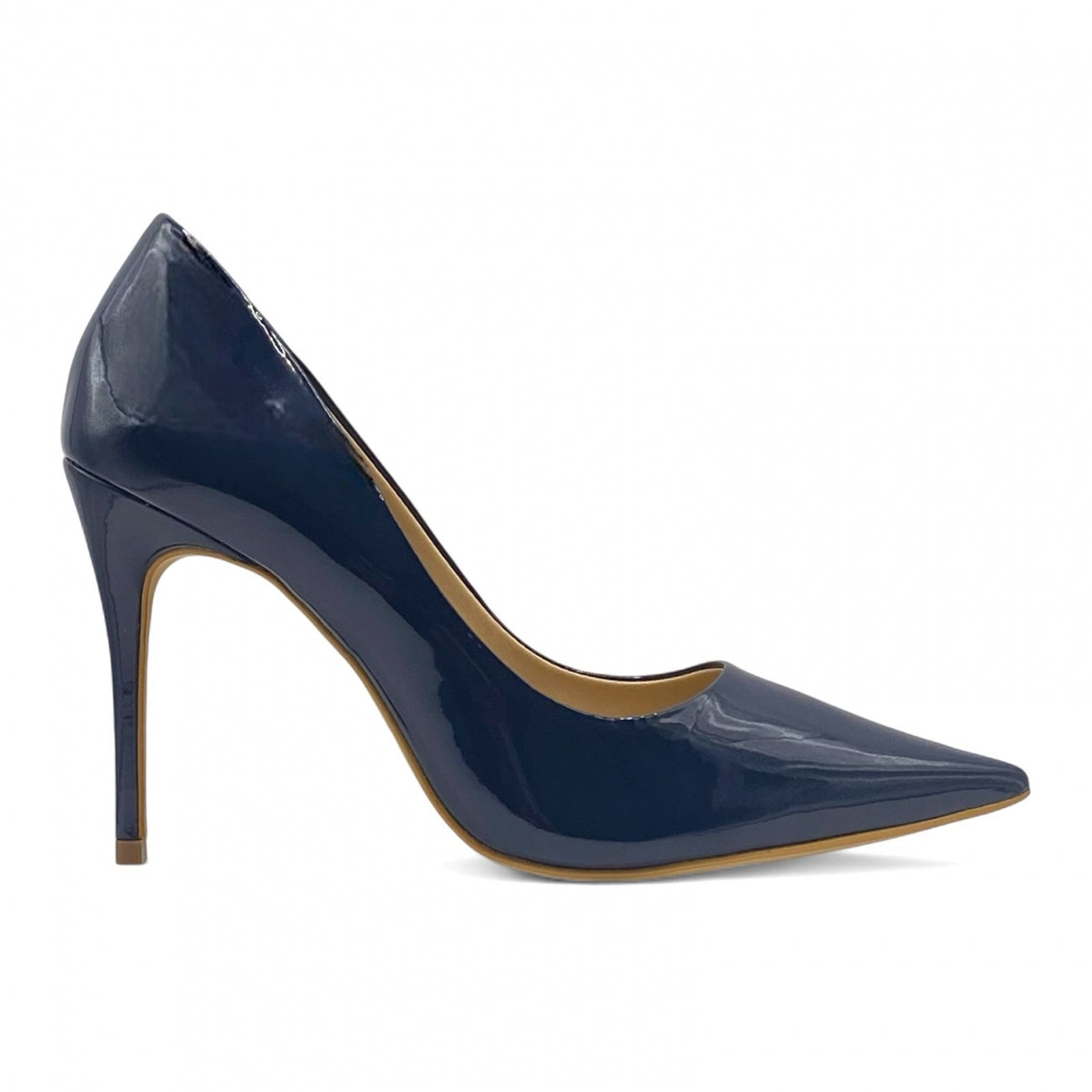 Scarpin Azul Marinho Verniz Premium Salto Alto - Lilian Soares