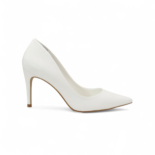 Scarpin Branco Carrano Salto Médio - Lilian Soares