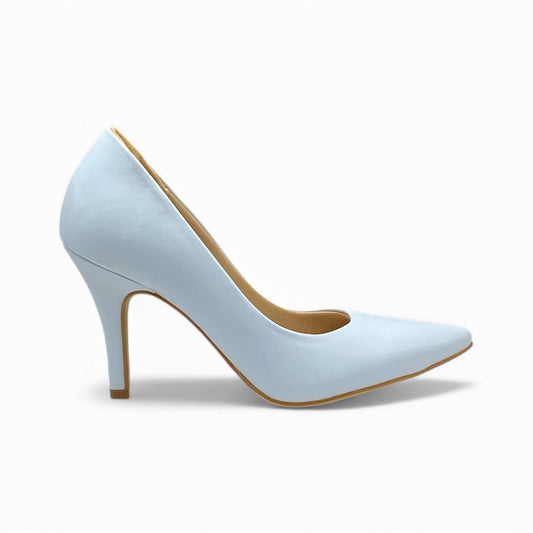 Scarpin Azul Bebe Essencial Salto 9 cm - Lilian Soares