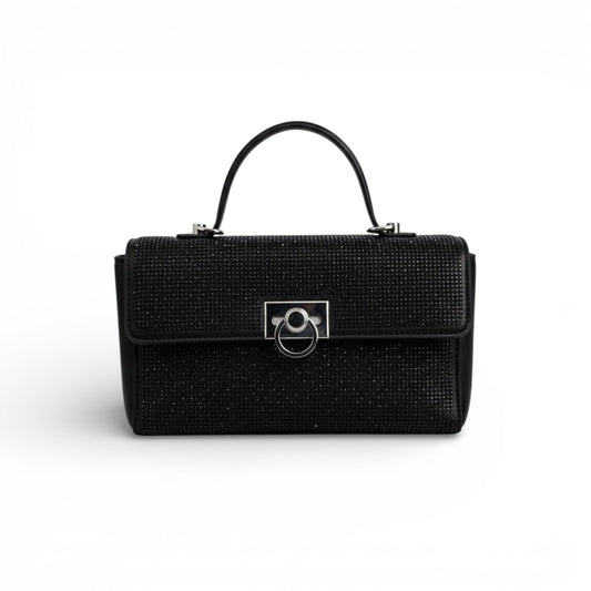 Bolsa Preta Strass - Lilian Soares