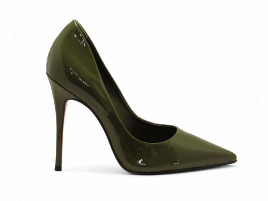 Scarpin Verde Floresta Verniz Carrano - Lilian Soares