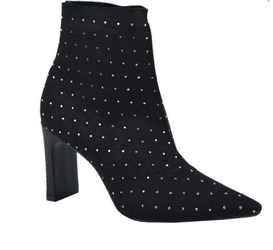 Bota Preta Knit com Aplicações Jorge Bischoff - Lilian Soares