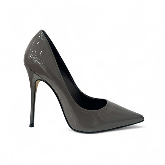 Scarpin Cinza Grafite Verniz Carrano - Lilian Soares