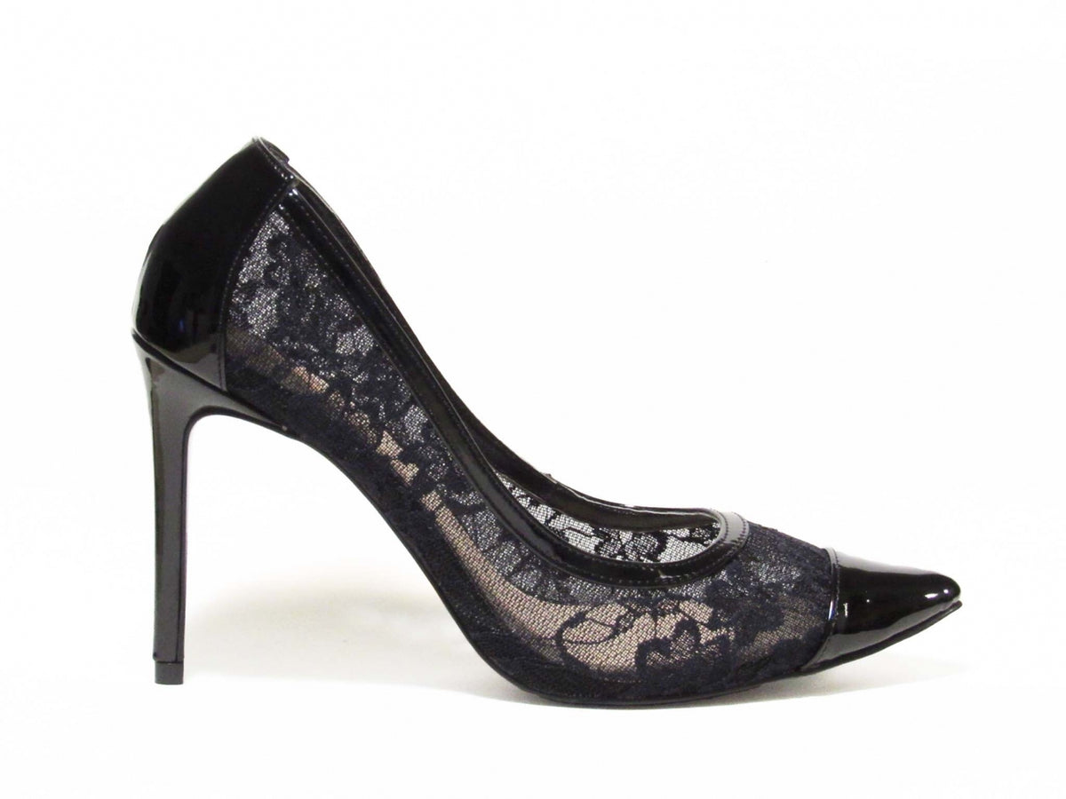 Scarpin preto flower - Lilian Soares - LS