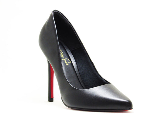 Scarpin Novo Preto com Sola Vermelha - Salto 11cm - Lilian Soares