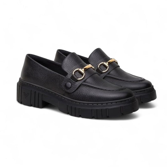 Mocassim Preto com Bridão - Lilian Soares