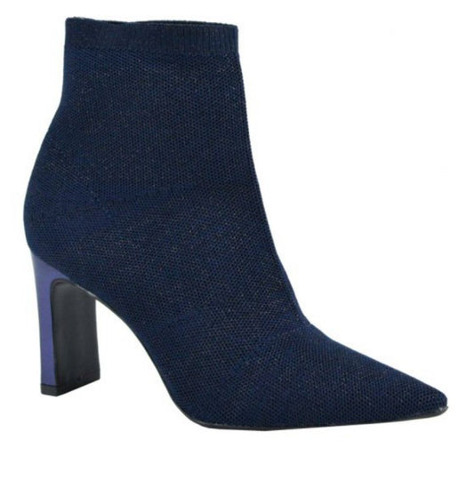 Bota Azul Marinho Knit com Brilho Jorge Bischoff - Lilian Soares