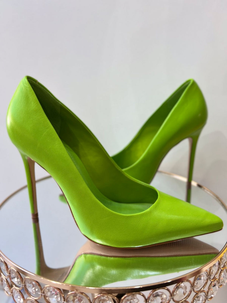 Scarpin Verde Limão Schutz - Lilian Soares