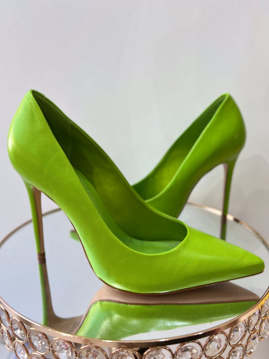 Scarpin Verde Limão Schutz - Lilian Soares