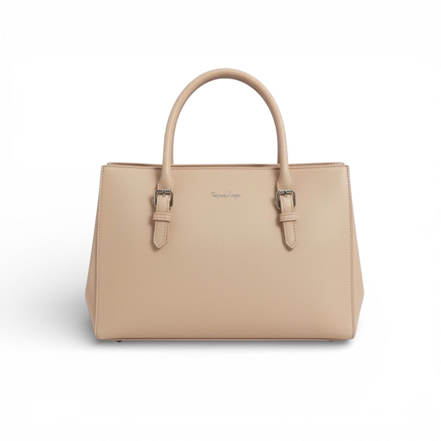 Bolsa Nude com Fivelas - Lilian Soares