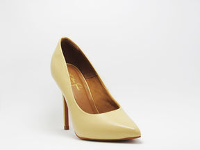 Scarpin Nude Creme Salto Alto Lilian Soares