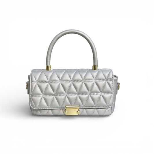 Bolsa Prata Matelassê - Lilian Soares