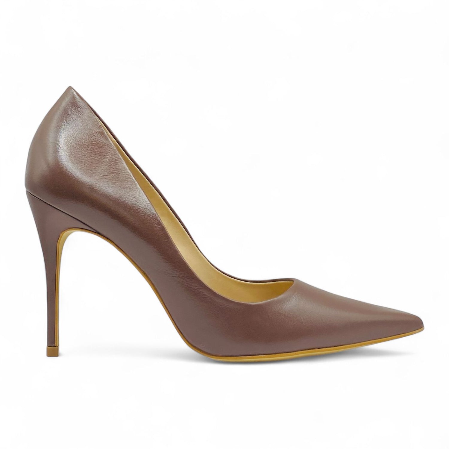 Scarpin Marrom Premium em Couro Lilian Soares