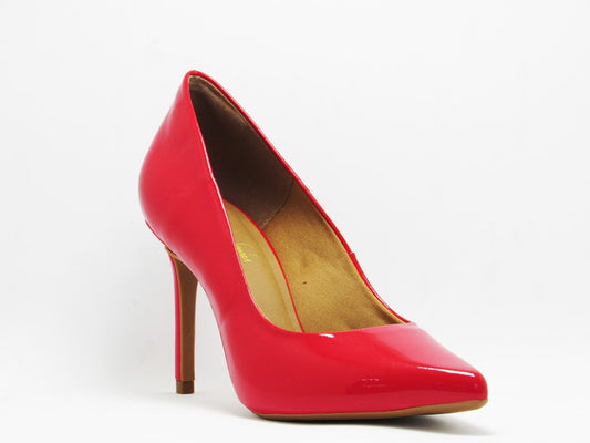 Scarpin Vermelho Verniz Salto Médio Lilian Soares