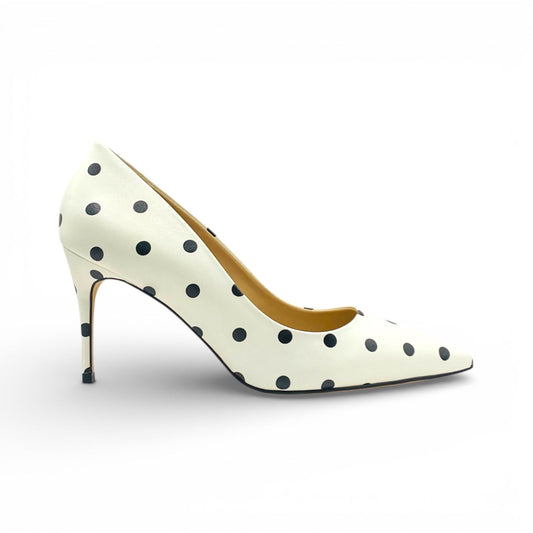 Scarpin Poa Premium em Couro Salto 8cm Lilian Soares