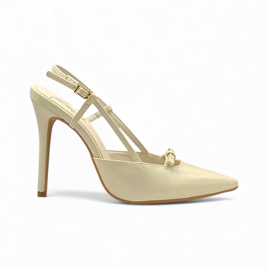 Scarpin Off White Salto 11 cm - Lilian Soares