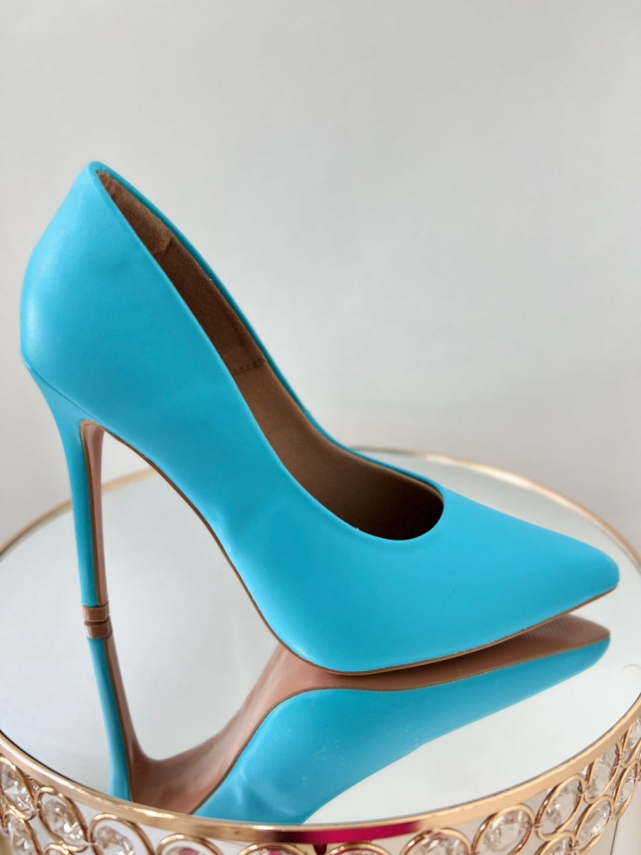 Scarpin Azul Celeste - Lilian Soares