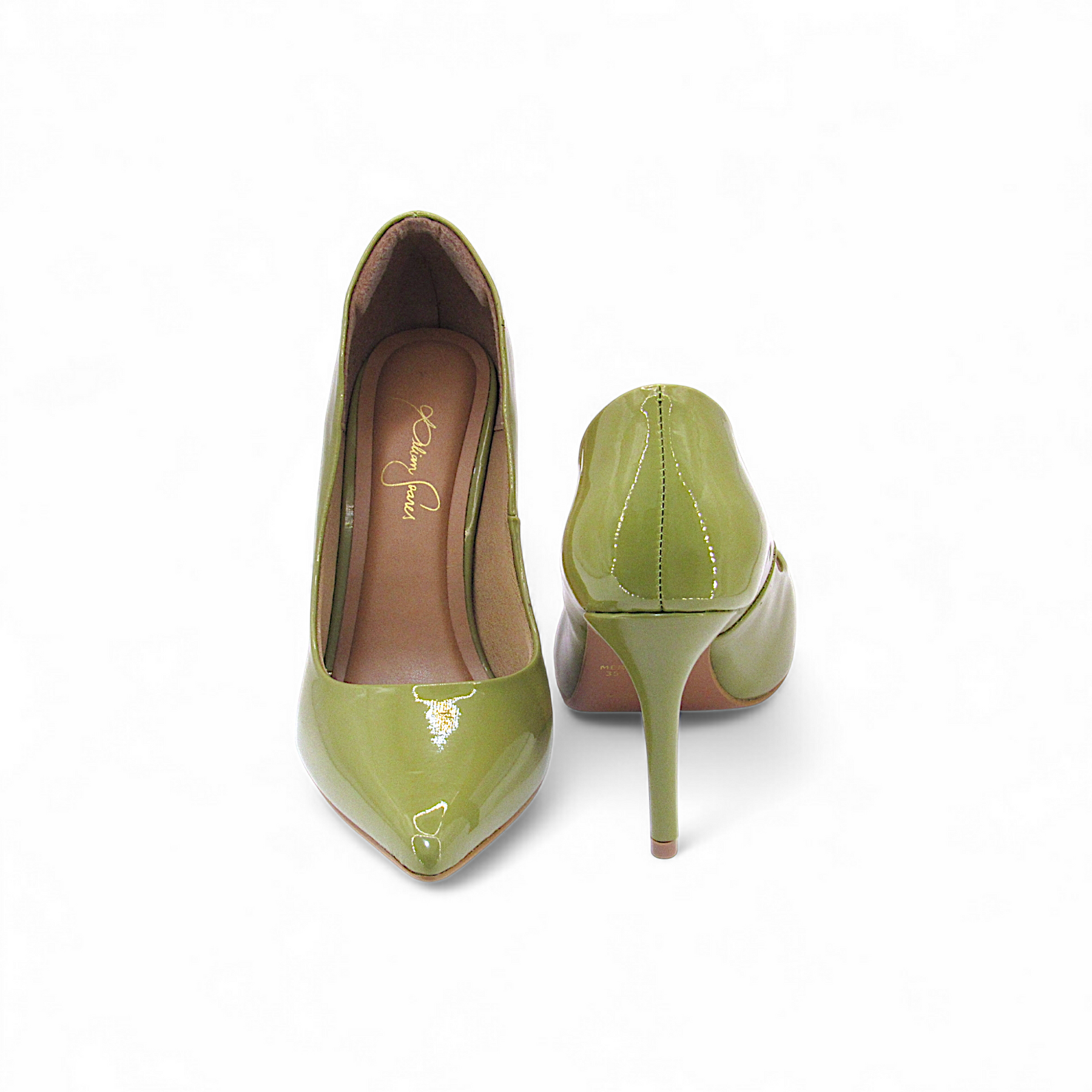 Scarpin Novo Verde Verniz Salto 9cm - Lilian Soares