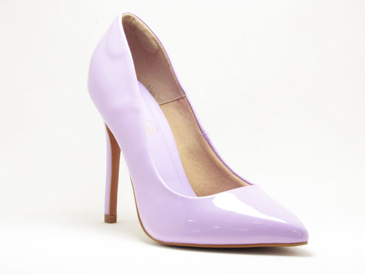 Scarpin Novo Lilás Verniz - Salto 11cm - Lilian Soares