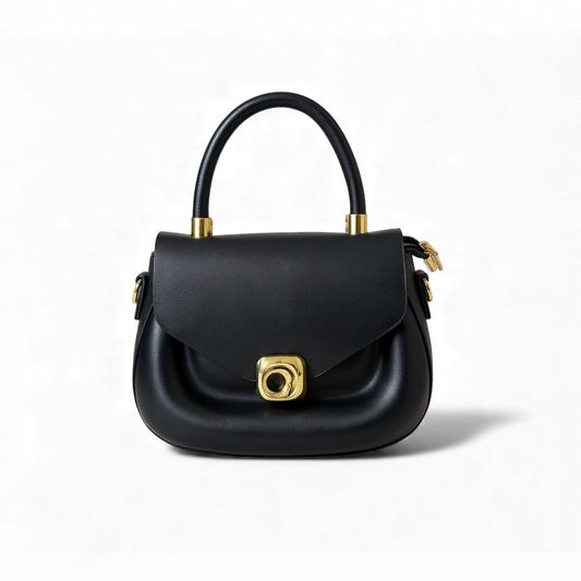 Bolsa Baú Preta Pequena - Lilian Soares