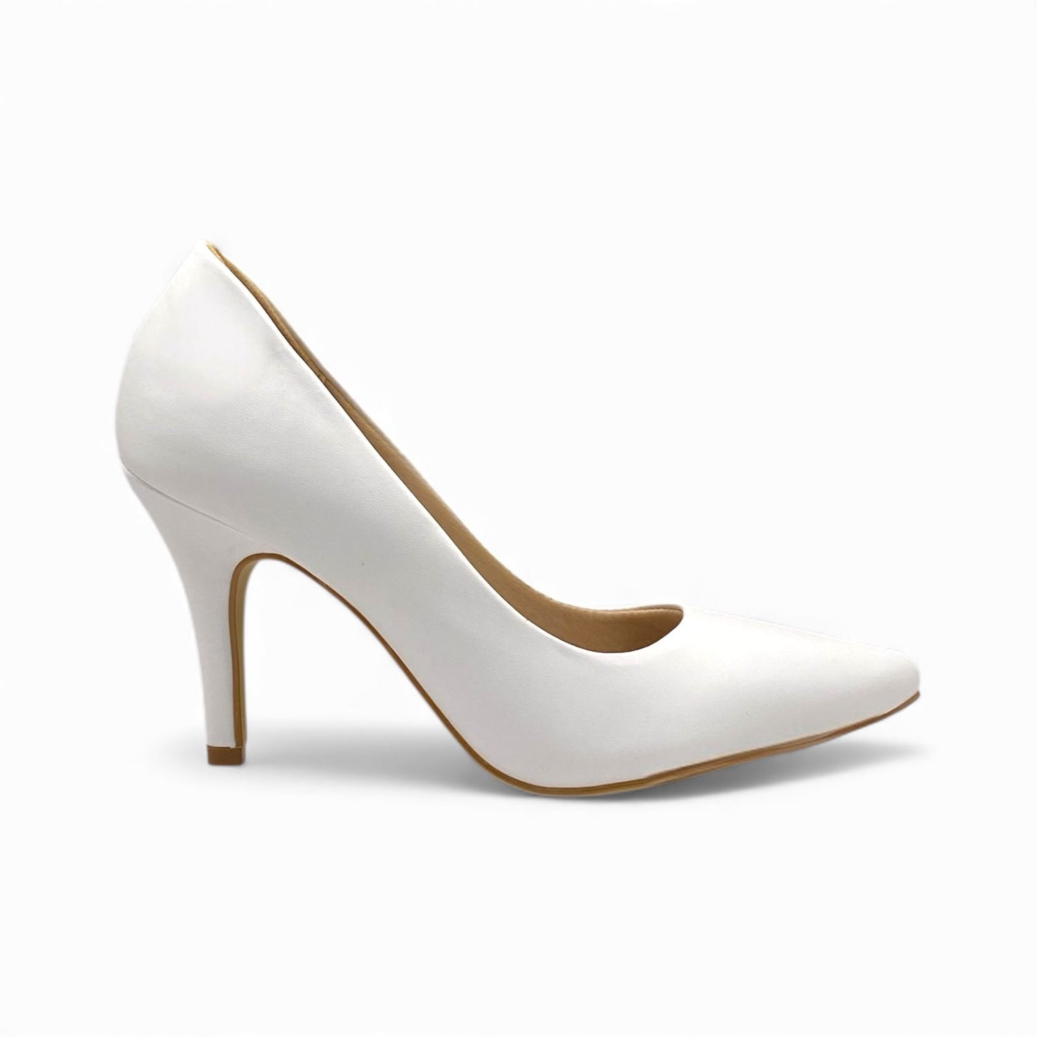 Scarpin Branco Essencial Salto 9 cm - Lilian Soares