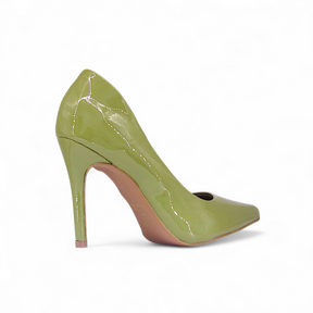 Scarpin Novo Verde Verniz Salto 9cm - Lilian Soares