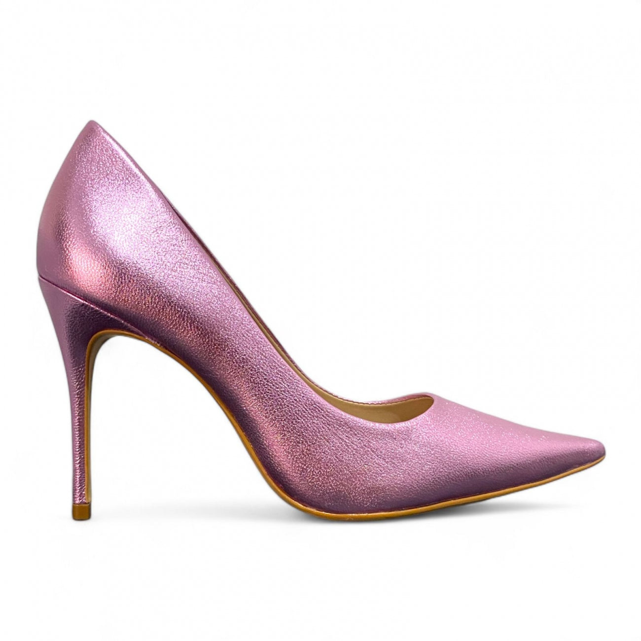 Scarpin Orquídea Metalizado Salto Alto Premium - Lilian Soares