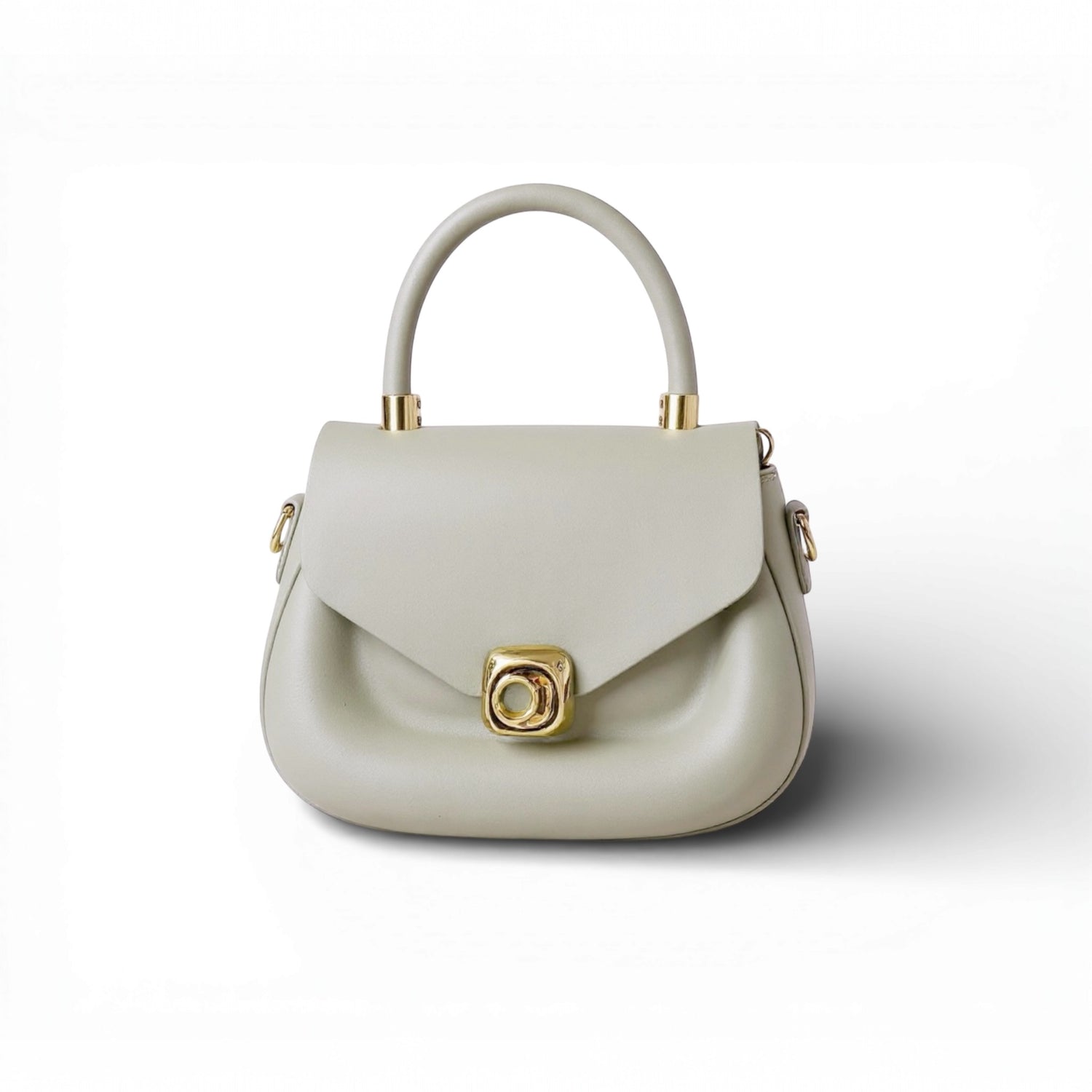 Bolsa Baú Verde Pistache Pequena - Lilian Soares