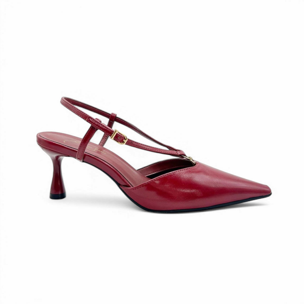 Scarpin Slingback Vermelho Cereja Lilian Soares