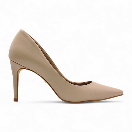 Scarpin Bella Nude Carrano Salto Baixo - Lilian Soares