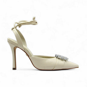 Scarpin Chanel Off White Cristal Carrano - Lilian Soares