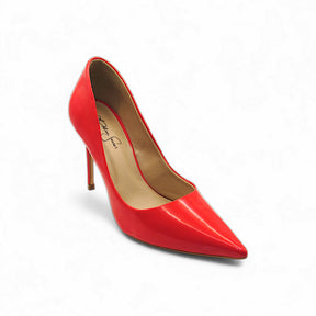 Scarpin Cherry Red Verniz Salto Alto Premium - Lilian Soares