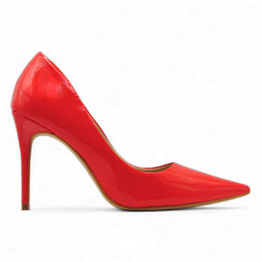 Scarpin Cherry Red Verniz Salto Alto Premium - Lilian Soares