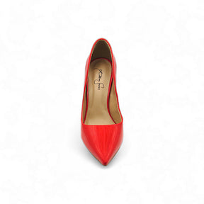 Scarpin Cherry Red Verniz Salto Alto Premium - Lilian Soares