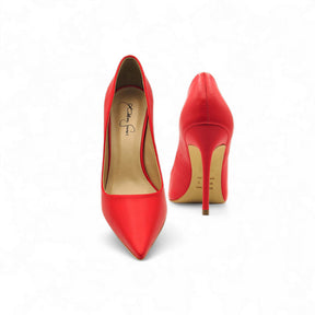 Scarpin Cherry Red Salto Alto Premium - Lilian Soares