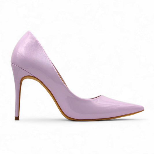 Scarpin Lavanda Verniz Salto Alto Premium - Lilian Soares
