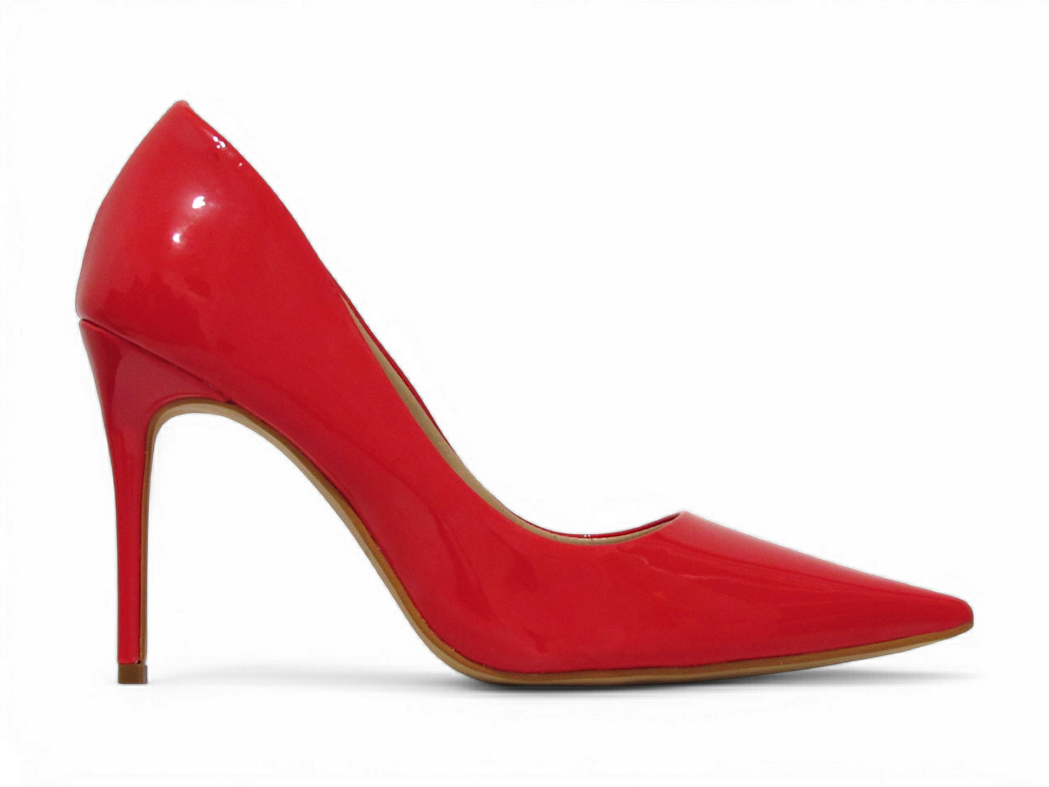 Scarpin Cherry Red Verniz Salto Alto Premium - Lilian Soares