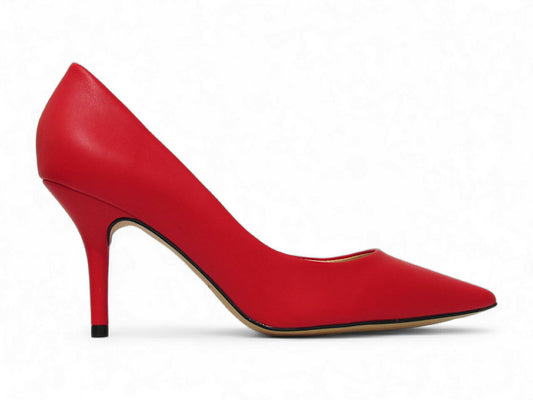 Scarpin Cherry Red Salto Baixo Premium - Lilian Soares